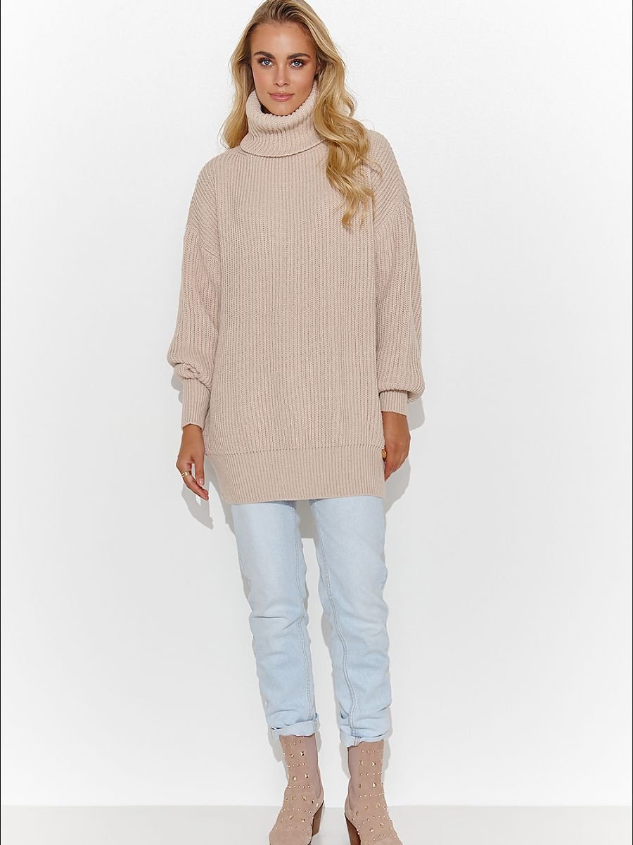 Rollkragenpullover Makadamia