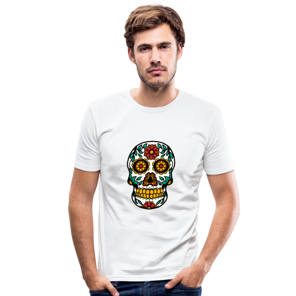 Männer Slim Fit T-Shirt - Weiß